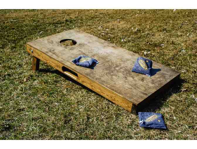 Wooden Cornhole Game with Bean Bags