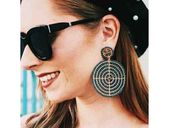 Lisi Lerch Disco Disk Earrings