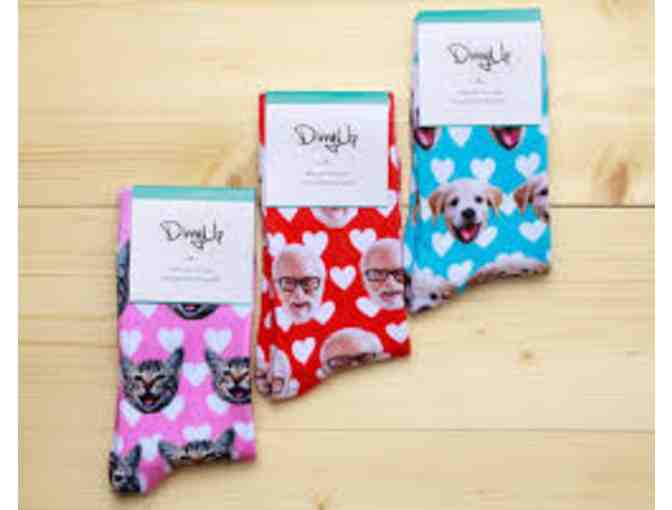 Pair of Custom Face Socks from Divvy Up