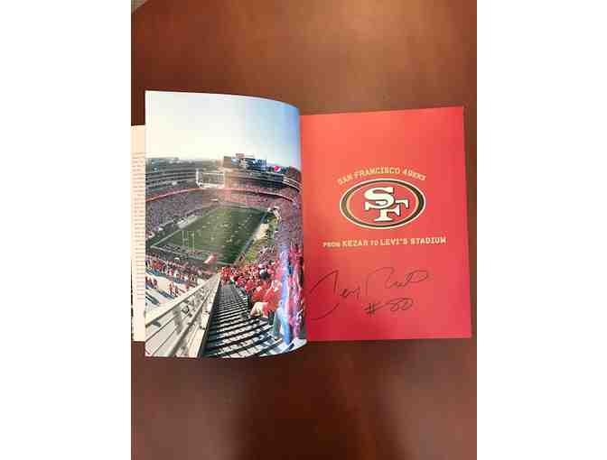 49ers Jerry Rice Autographed Book on the History of the 49ers