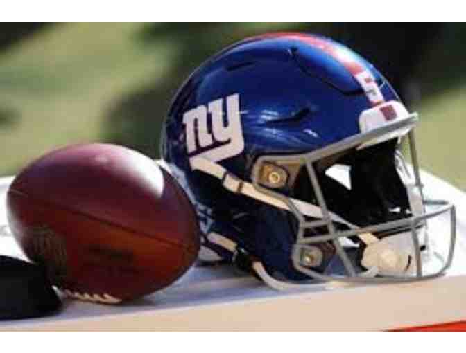 New York Giants Autographed Football