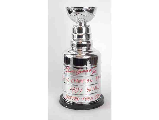 Chris Osgood Signed Official NHL 14' Stanley Cup Replica