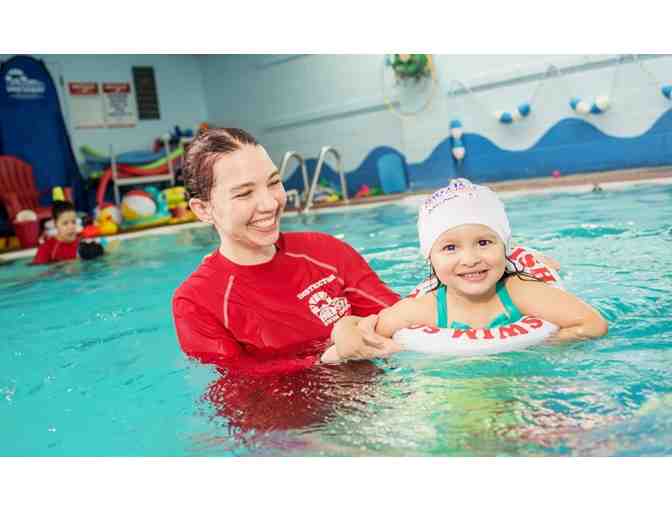 One Month of Swim Lessons at British Swim School & Merchandise Basket