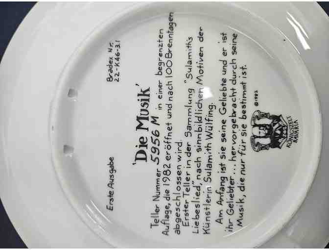3 - Konigzelt Bayern: 'Sulamith's Love Song' Series - Decorative Plates