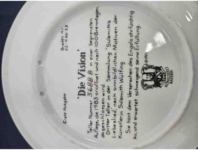 3 - Konigzelt Bayern: 'Sulamith's Love Song' Series - Decorative Plates