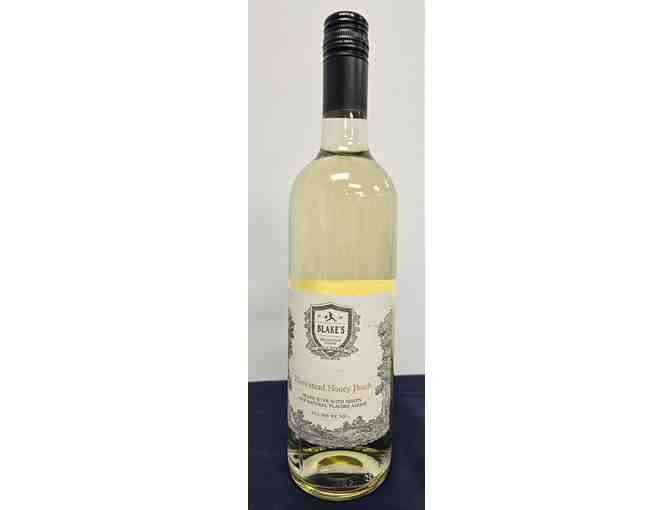 Watercolor Painting by Monique Fath Parry and Blake's Homestead Honey Peach White Wine