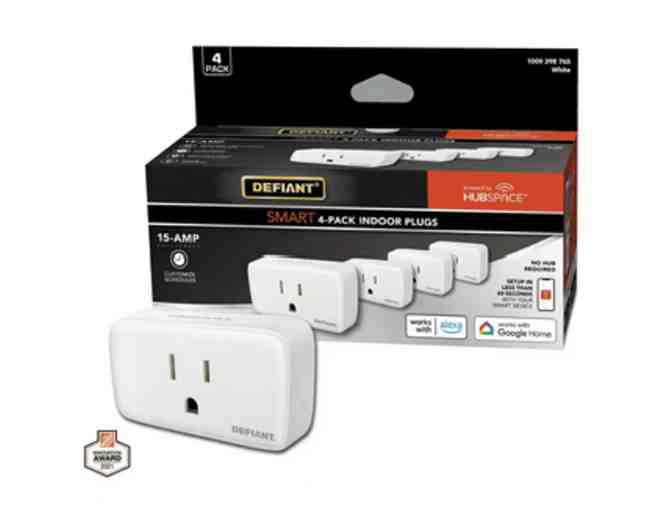 4-Pack Smart Indoor Plugs and LED Laser Projector