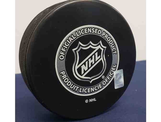 Shayne Gostisbehere Autographed Red Wings Hockey Puck