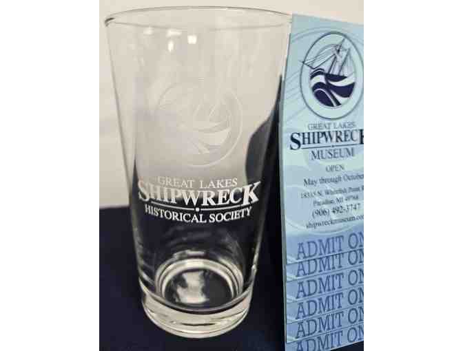 6 Passes - Great Lakes Shipwreck Museum, Baseball Hat and Drinking Glass