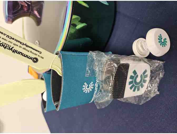 Kitchen Essentials Basket - Rainbow Non-Stick Pot, 12-Piece Knife Set and More