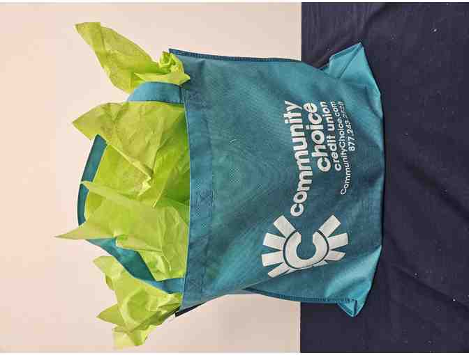 Kitchen Essentials Basket - Rainbow Non-Stick Pot, 12-Piece Knife Set and More