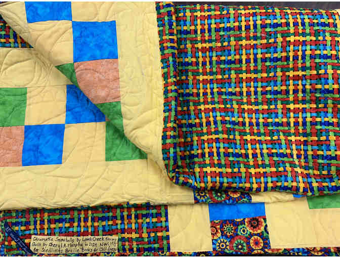 'Chromatic Snowballs by Lamb Creek Farms' Quilt