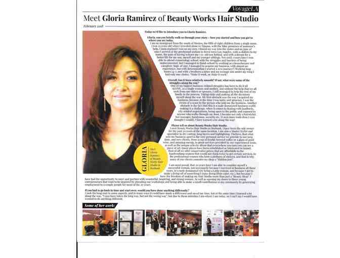 Date Night Make-Over with Beauty Works Hair Studio in Burbank