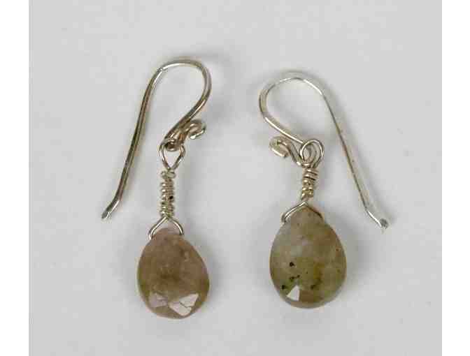 Sterling Silver Necklace and Dangle Earrings Set