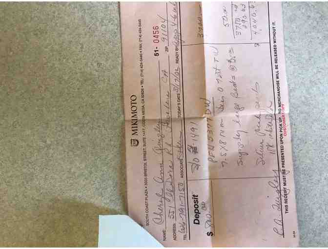 Stunning Mikimoto Pearl and Diamond Earrings