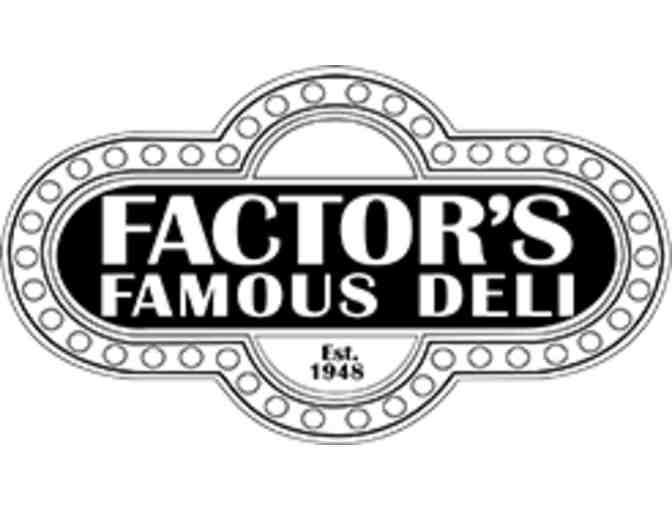 Landmark Theatres Tickets & Dinner at Factors Deli