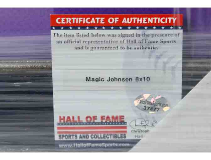 Signed & Framed Picture of Magic Johnson