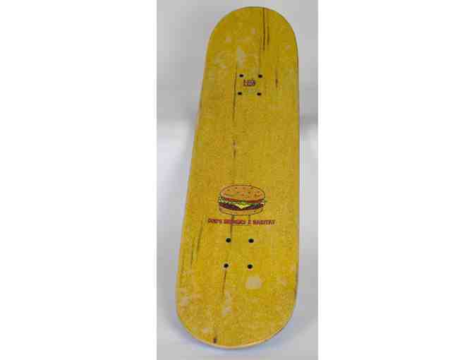 Bob's Burger Skateboard Signed by Creator Loren Bouchard