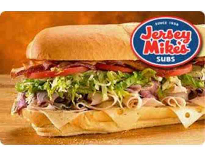 Five Jersey Mike's Regular Subs - North Hollywood Location