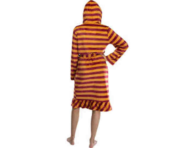 Harry Potter Juniors' Striped Hooded Plush Fleece Robe