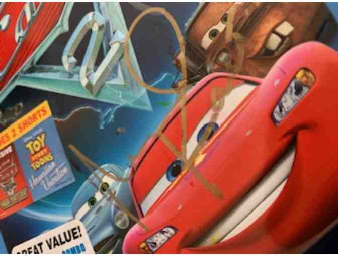 0H MICHAEL KEATON - Signed Disney/Pixar Toy and DVD