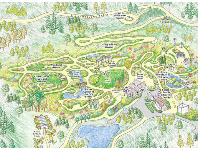 Two Regular Season Tickets to Coastal Maine Botanical Gardens, Boothbay, ME