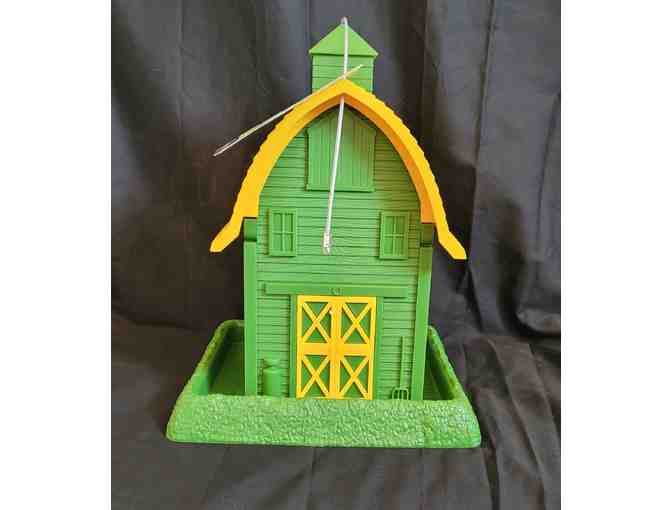 Barn Bird Feeder and Bag of Bird Seed