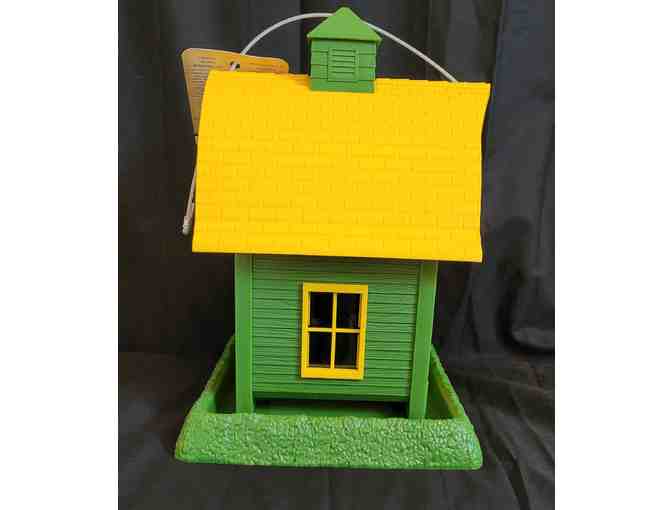 Barn Bird Feeder and Bag of Bird Seed