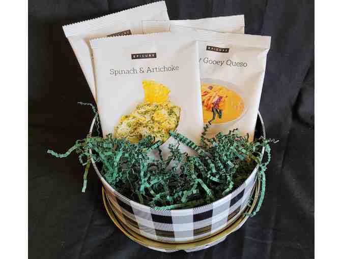 Epicure Gather Collection, Wings and Dip Seasonings in Gift Tins