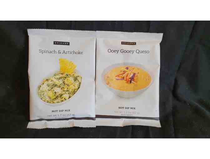 Epicure Gather Collection, Wings and Dip Seasonings in Gift Tins