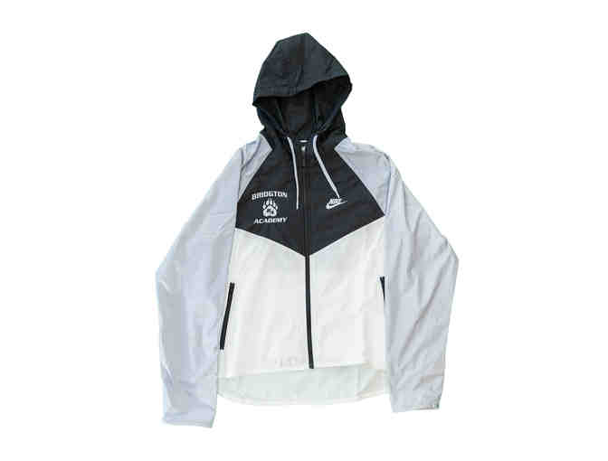 Women's Wind Runner Jacket (Color: Black/White, Size: Medium) - Photo 1