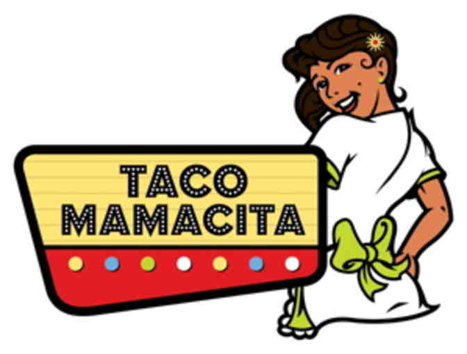 Taco Mamacita - $25 gift card & 2 tees - pink size adult small, gray size adult large