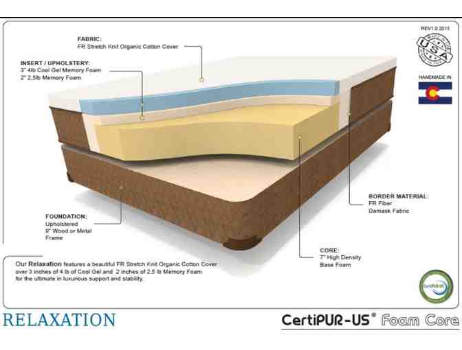 Luxurious Queen 12' Memory Foam Mattress