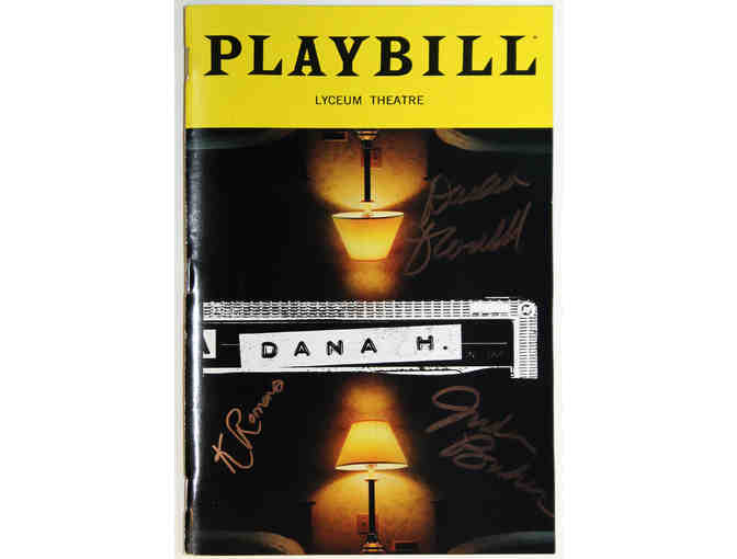 Set of signed Playbills from Dana H. and Is This a Room