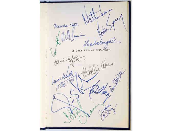 Truman Capote's A Christmas Memory signed by Nathan Lane, Lea Salonga and more