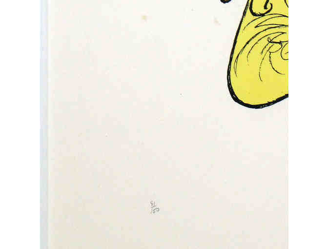 The Wizard of Oz illustration drawn and signed by Al Hirschfeld