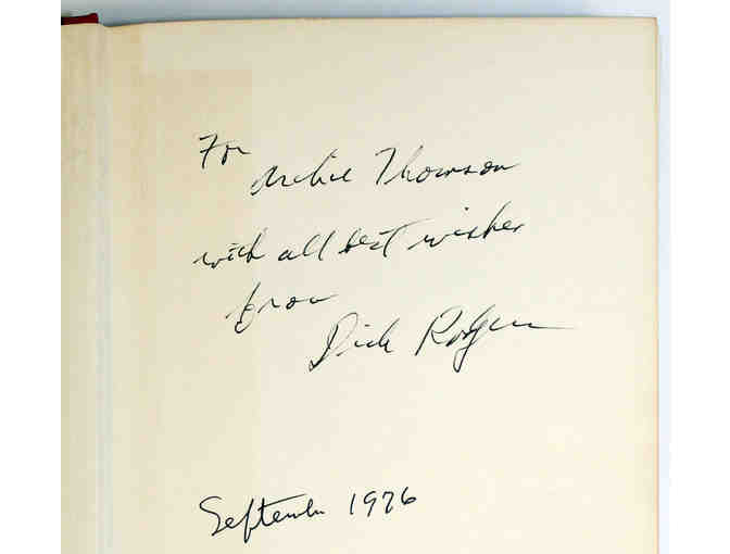 'Musical Stages: An Autobiography by Richard Rodgers,' signed by Richard Rodgers