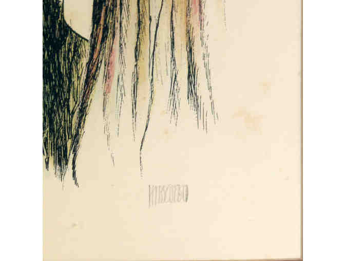 Into the Woods print by Al Hirschfeld, Signed by Hirschfeld