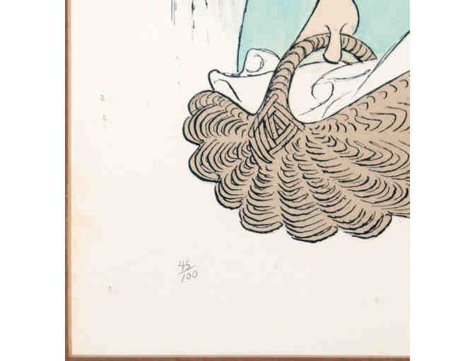 Into the Woods print by Al Hirschfeld, Signed by Hirschfeld