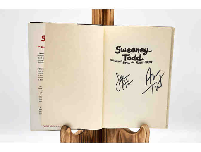 Tveit & Foster-Signed Sweeney Todd Book from Sondheim's Home