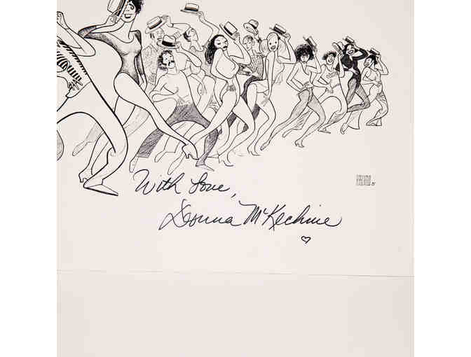 Donna McKechnie-Signed A Chorus Line Hirschfeld Print