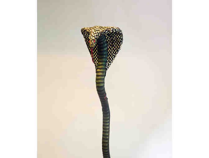 Original Aladdin Jafar Snake Staff Signed by Jonathan Freeman