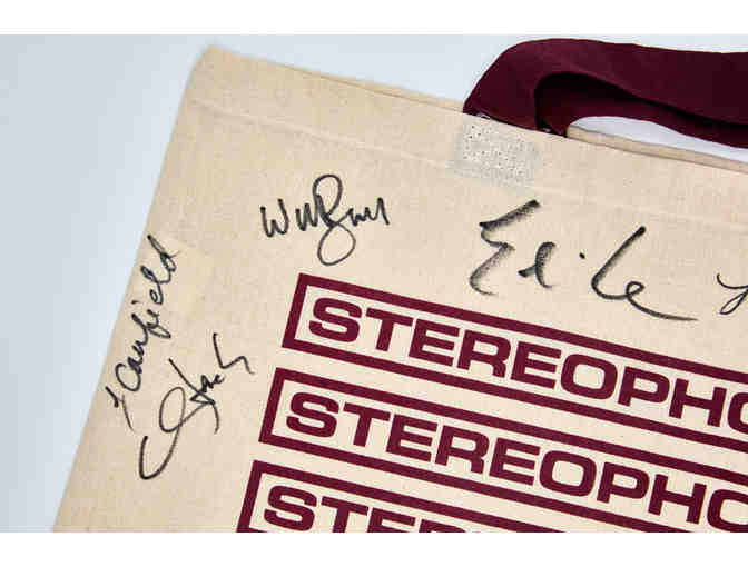 Cast-Signed Stereophonic 'Where's the Bag?' Tote