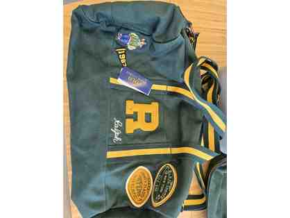 Brand New POLO Ralph Lauren DUFFLE Gym CARRY-ON Weekender Bag Green/Yellow