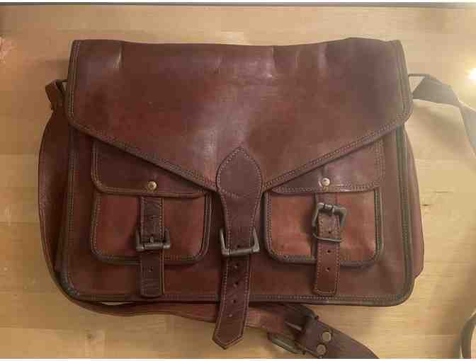 Leather Shoulder/Labtop Bag