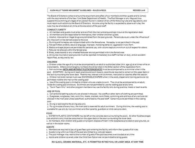 Glen Hills Club Mini Family Membership