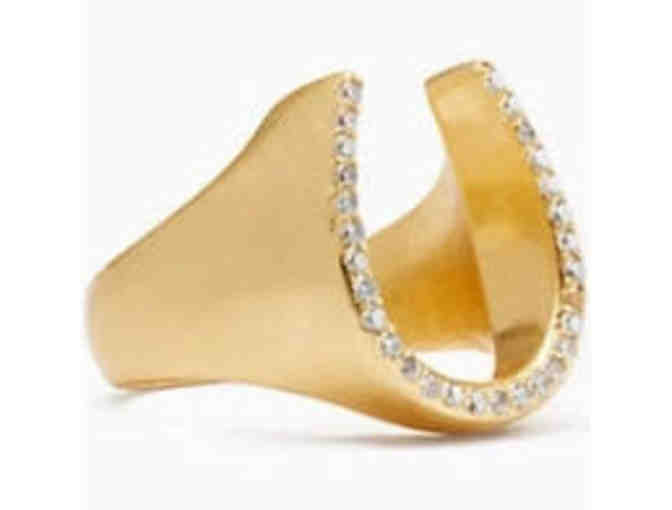 Kate Spade 'wild ones' pave horseshoe ring