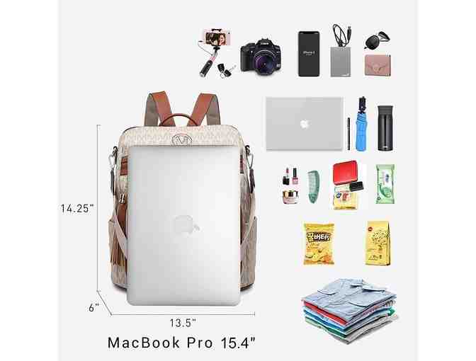 MKP Women's Fashion Backpack and Wristlet