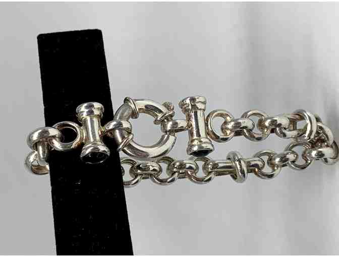 Sterling Silver Chunky Chain Bracelet