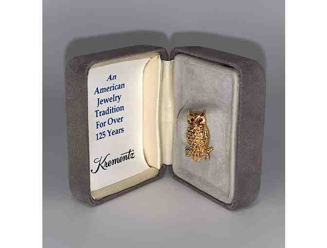 Krementz Brand Owl Scatter Pin